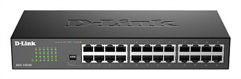 Купить D-Link Неуправляемый коммутатор, 24x1000Base-T, защита от статического электричества до 1 кВ, корпус металл с доставкой в #WD_SEO_REGION_NAME_P# 