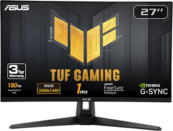 Купить ASUS 27"  TUF Gaming VG27AQ3A IPS 2560x1440 1ms 250cd 180H DP HDMI*2 Black с доставкой в #WD_SEO_REGION_NAME_P# 